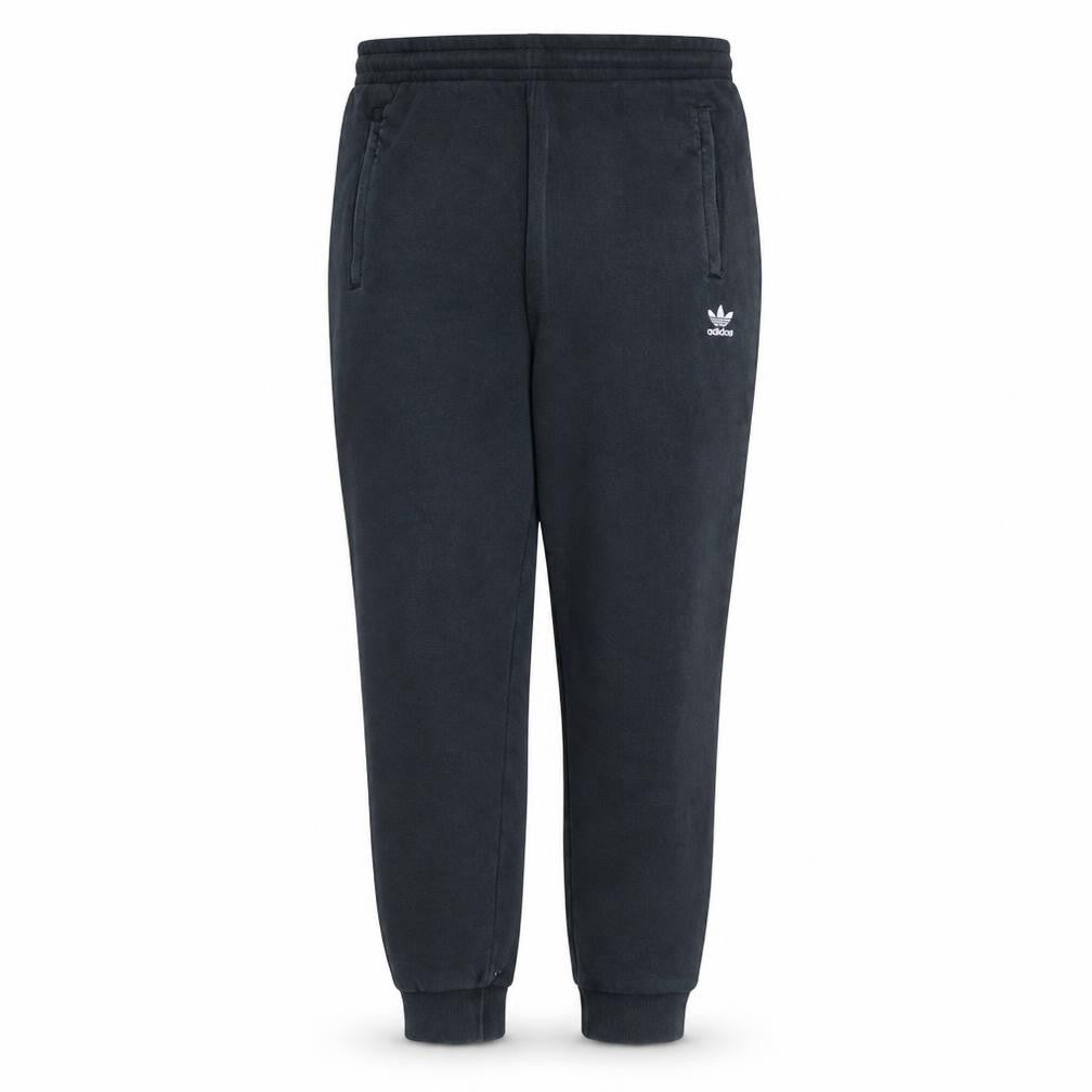 Front view of Adidas Men's Black XL Jogger Sweatpants Tapered Fit Casual Fleece