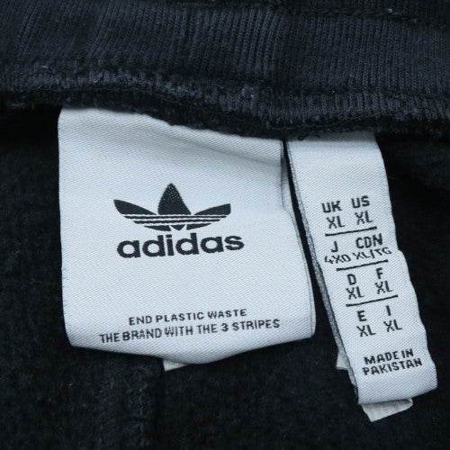 Adidas Men's Black XL Jogger Sweatpants Tapered Fit Casual Fleece