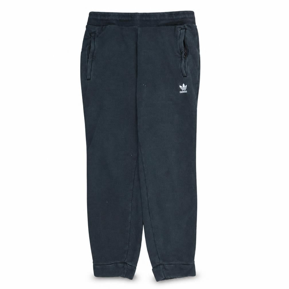 Adidas Men Black Jogger Sweatpants L Cotton Blend Casual