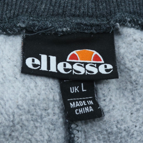Ellesse Men's Grey Joggers L Fleece Regular Fit Sports Trousers