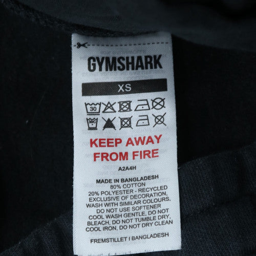 Gymshark Men's Black XS Slim Fit Joggers Tapered Sweatpants