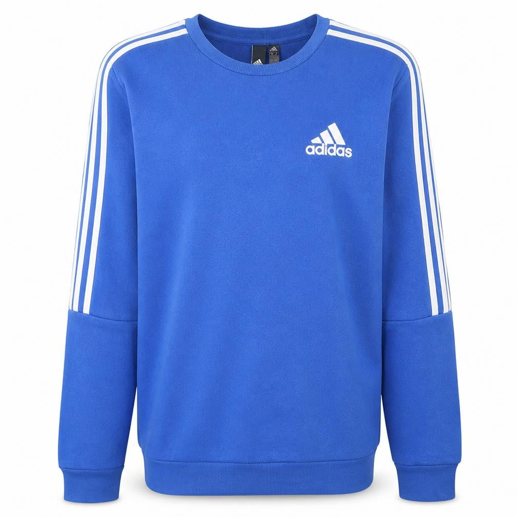 Adidas Men's Blue Crew Neck Pullover Sweatshirt Size L