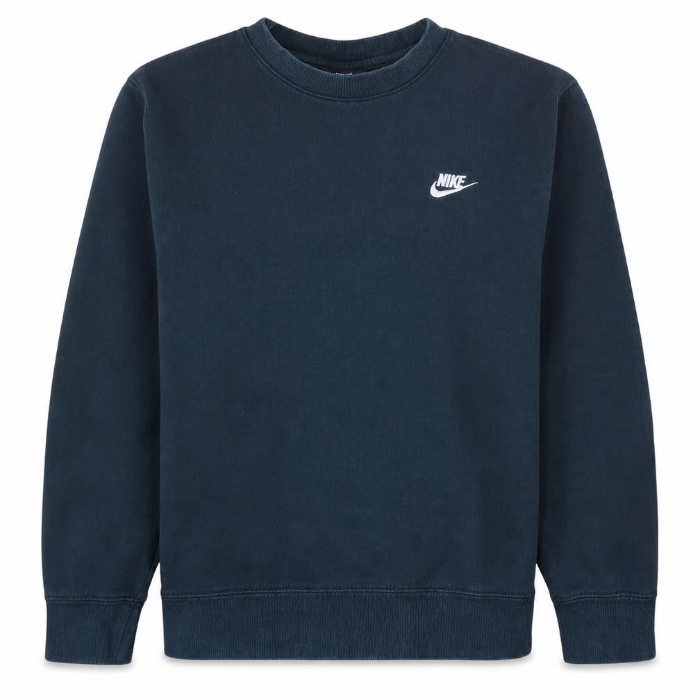 Nike Men's Blue Pullover Sweatshirt M Crew Neck Fleece