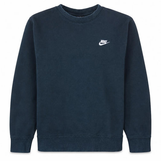 Nike Men's Blue Pullover Sweatshirt M Crew Neck Fleece