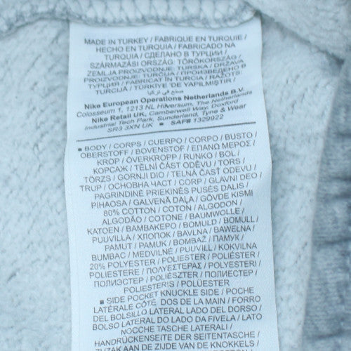 Nike Men's Grey Fleece Sweatpants L Regular Fit