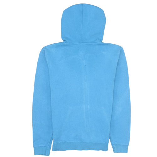 Quiksilver Boys Blue Full Zip Hoodie Size 14 Cotton Fleece