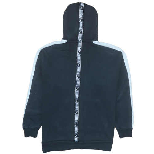 Puma Men's Black Full Zip Hoodie L Sportswear Fleece