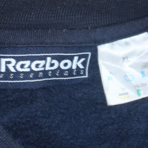 Reebok Men's Blue XL Pullover Fleece Sweatshirt Crew Neck Sport Style