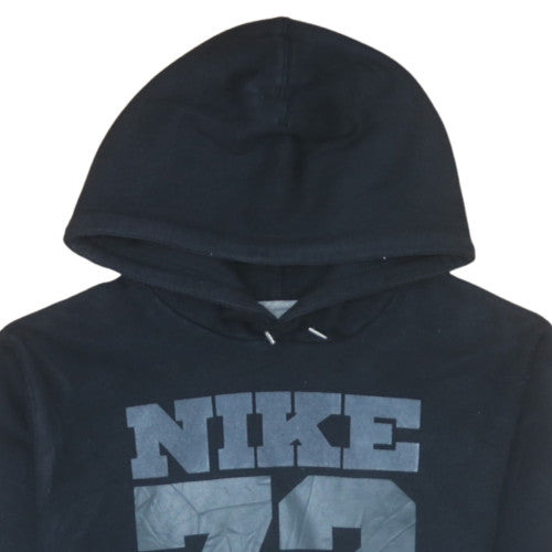 Nike Men's Black Pullover Hoodie Size L Sports Fleece Sweatshirt