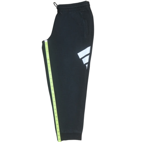 Adidas Womens Black Jogger Trousers L Logo Sports Pants