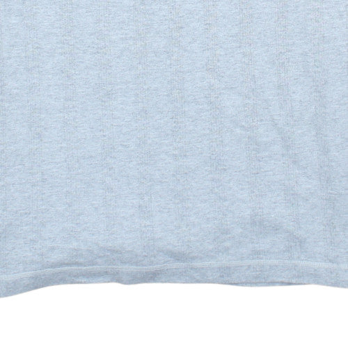 Levi's Men's Light Blue Henley Short Sleeve T-Shirt Size L Cotton Blend