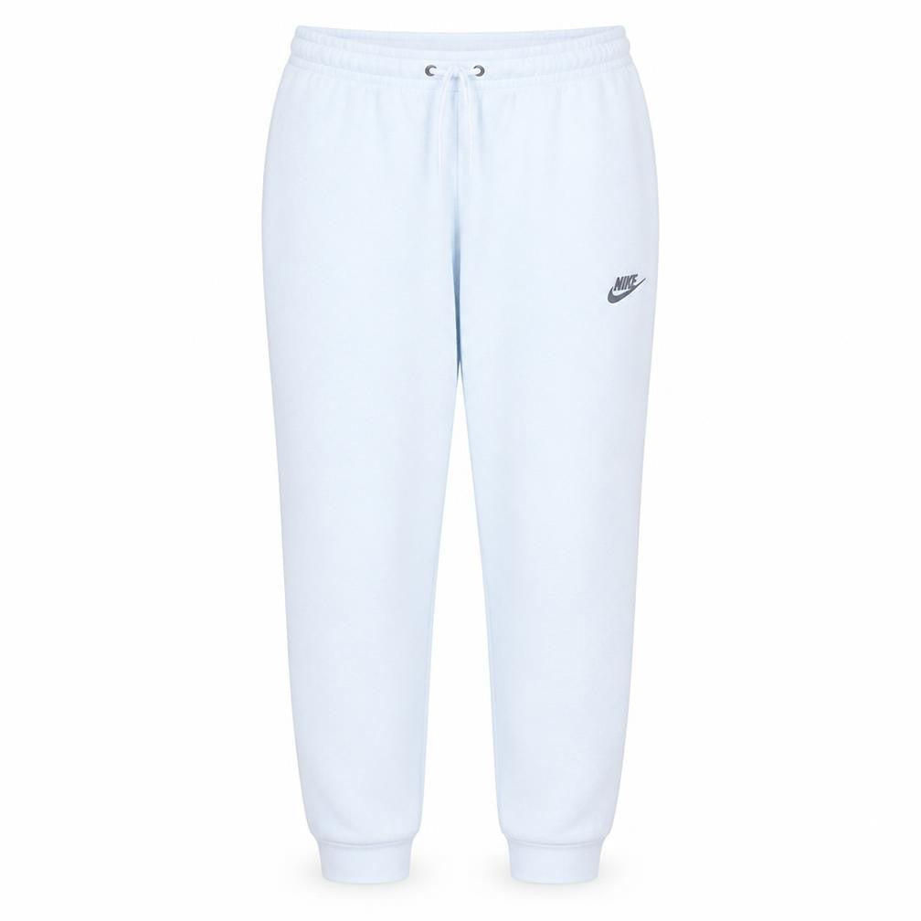 Nike Women's White L Fleece Tapered Sweatpants with Logo