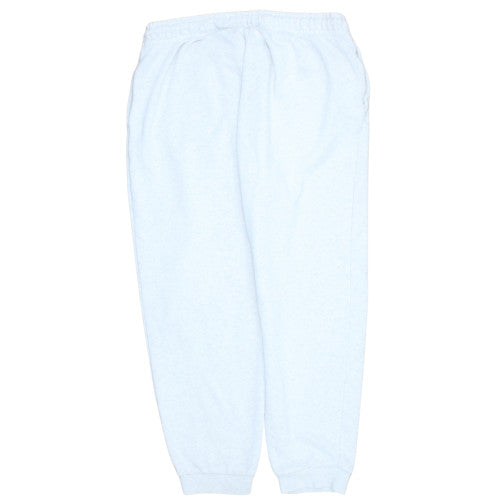 Nike Women's White L Fleece Tapered Sweatpants with Logo
