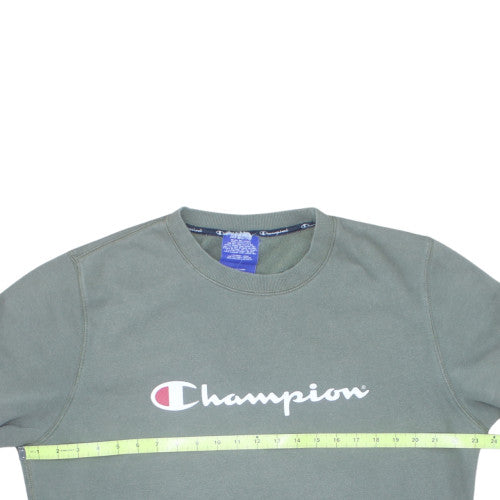 Champion Men's Green XL Crew Neck Pullover Sweatshirt
