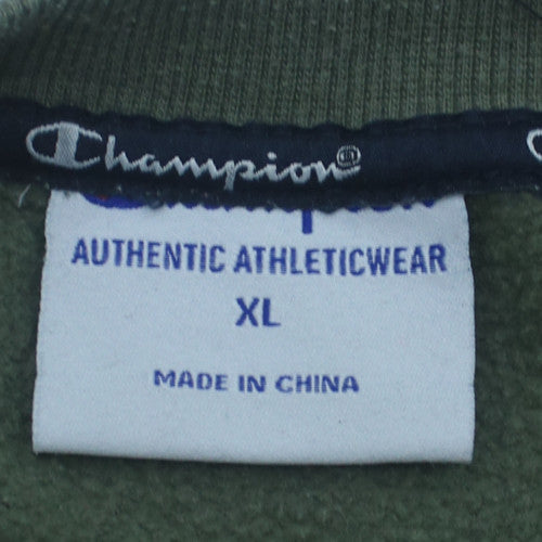 Champion Men's Green XL Crew Neck Pullover Sweatshirt