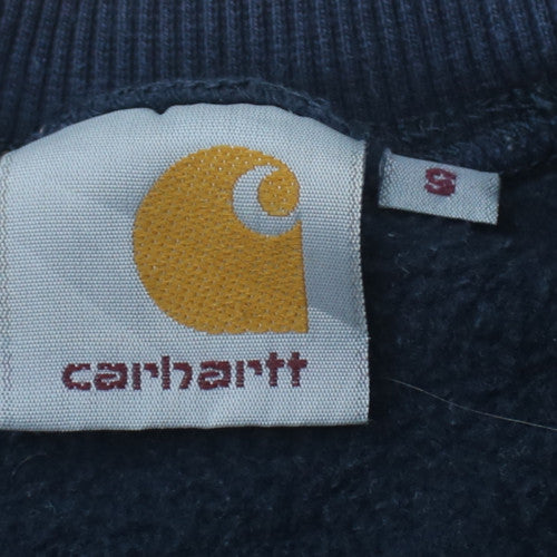Carhartt Men's Blue Crew Neck Pullover Sweatshirt Size S