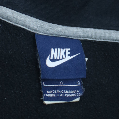 Nike Men's Blue Full Zip Fleece Hoodie Size L Regular Fit