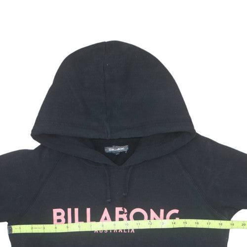 Billabong Girls Black Pullover Hoodie Size 14 Years Logo Fleece Sweatshirt