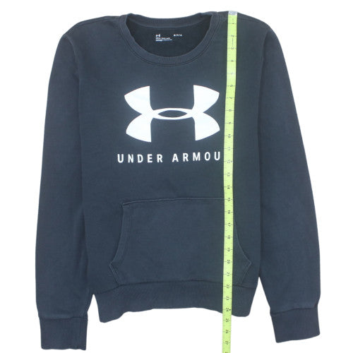 Under Armour Mens Black Large Pullover Crew Neck Sweatshirt