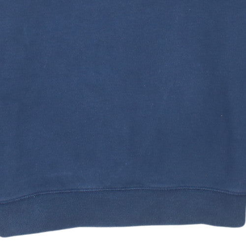Le Coq Sportif Mens Blue Small Pullover Sweatshirt Crew Neck