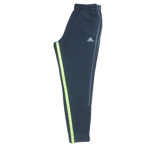 Adidas Men's Black Jogger Trousers M Regular Fit Fleece