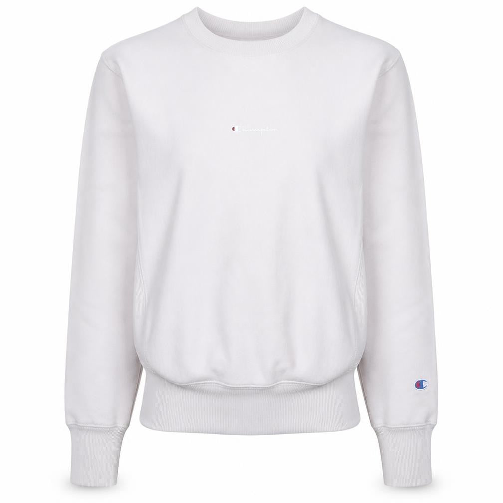 Champion Womens Beige Reverse Weave Crew Neck Sweatshirt XS