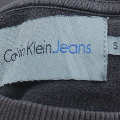 Calvin Klein Jeans Men's Grey Logo Sweatshirt Size S Pullover