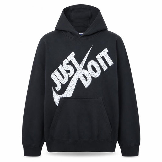 Nike Mens Black XL Pullover Hoodie Just Do It Graphic Print