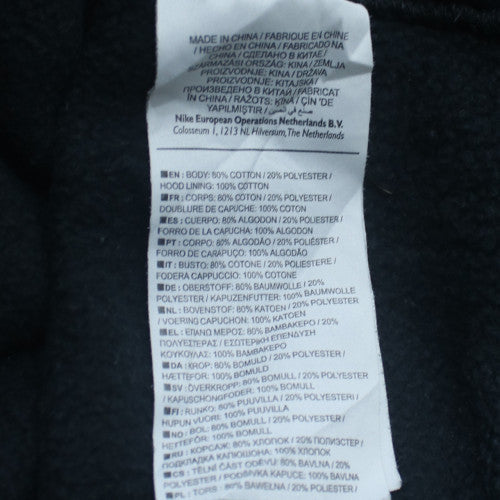 Nike Mens Black XL Pullover Hoodie Just Do It Graphic Print