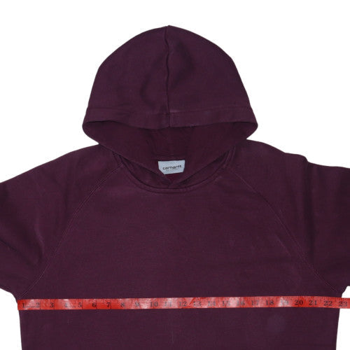 Carhartt Mens Purple Pullover Hoodie M Regular Fit Fleece