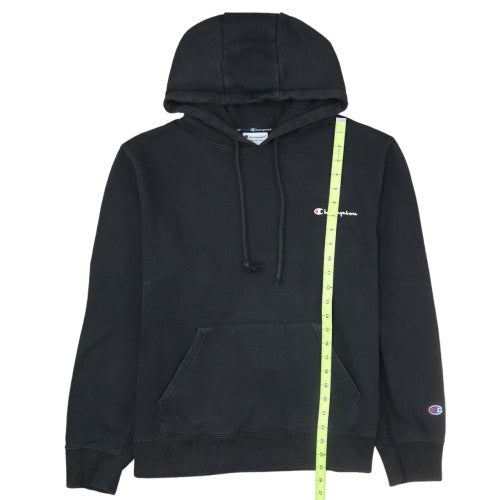 Champion Men's Black XL Pullover Hoodie with Logo and Kangaroo Pocket