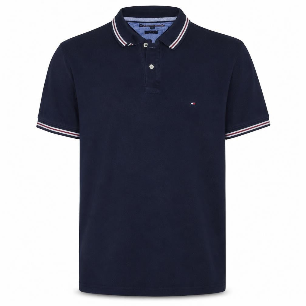 Tommy Hilfiger Men's Navy Blue Slim Fit Polo Shirt XL