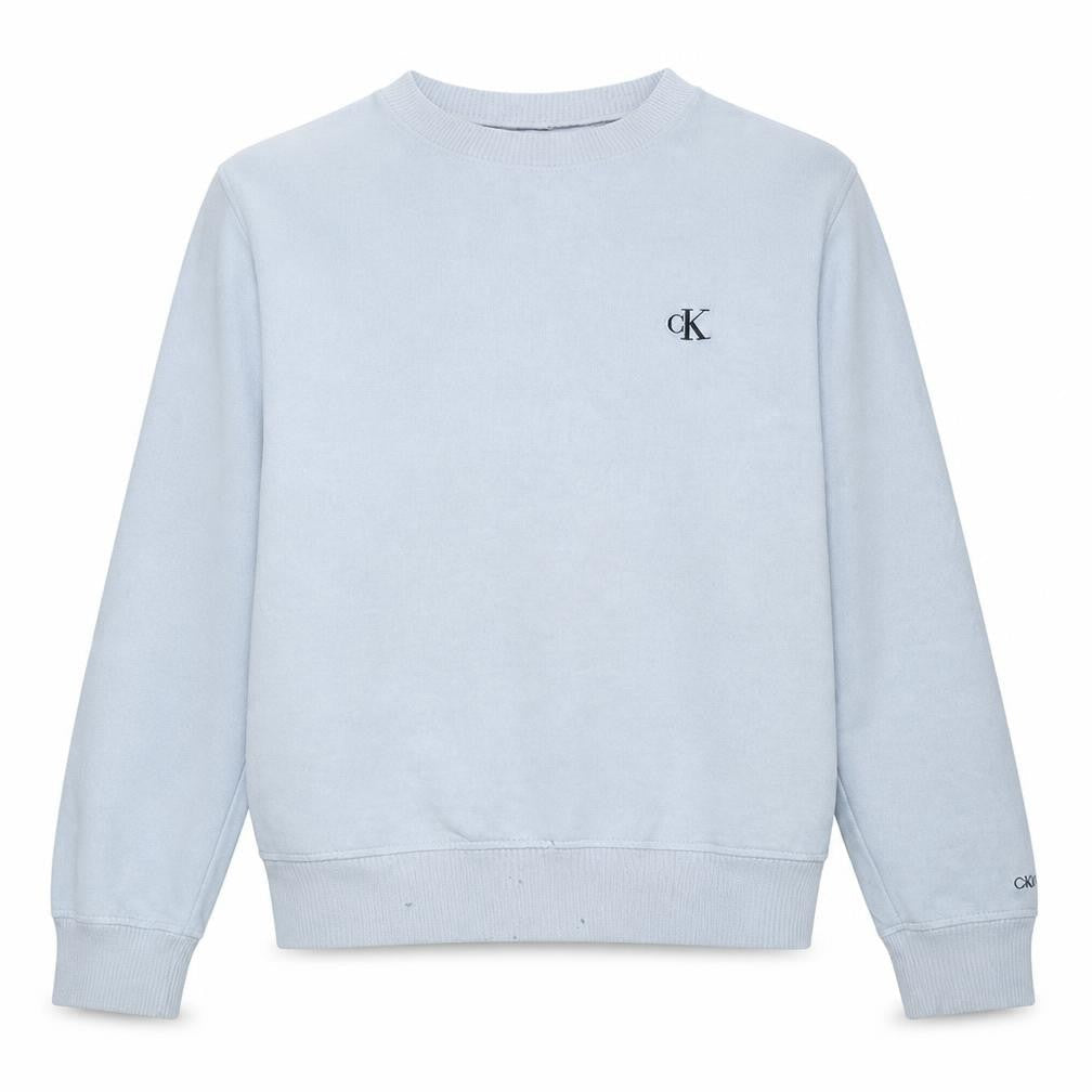 Calvin Klein Jeans Men's Grey Pullover Sweatshirt M Regular Fit