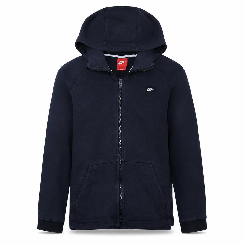 Nike Men's Black Full Zip Hoodie M Regular Fit Sportswear