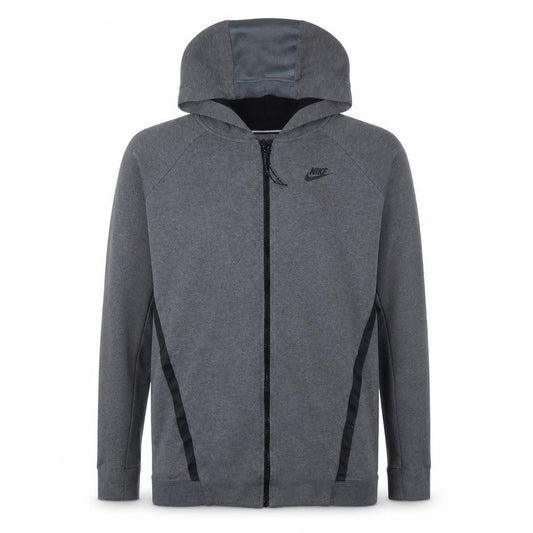 Nike Men's Grey Full Zip Hoodie Size M Sportswear