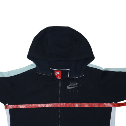 Nike Men's Black Full Zip Hoodie M Sports Fleece Sweatshirt