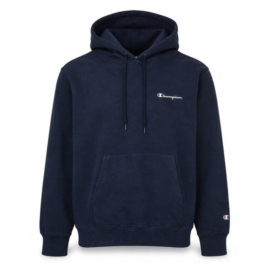 Champion Men's Blue Pullover Hoodie Large Regular Fit Fleece