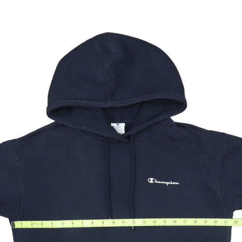Champion Men's Blue Pullover Hoodie Large Regular Fit Fleece