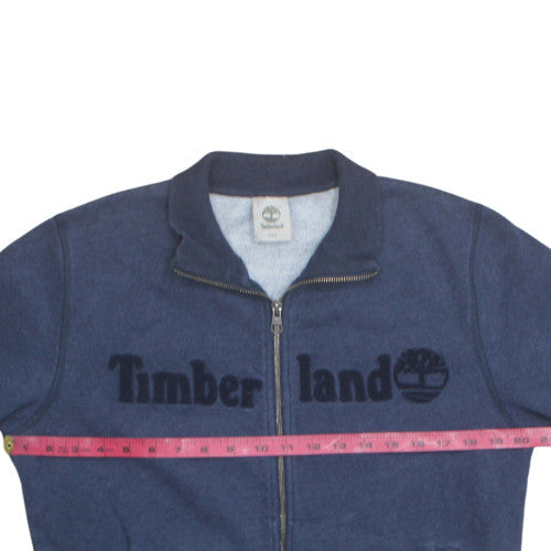 Timberland Men's Blue Full Zip Fleece Sweatshirt M