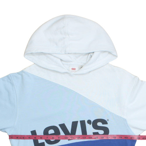 Levi's Mens Blue Pullover Hoodie Size S Regular Fit Graphic Print