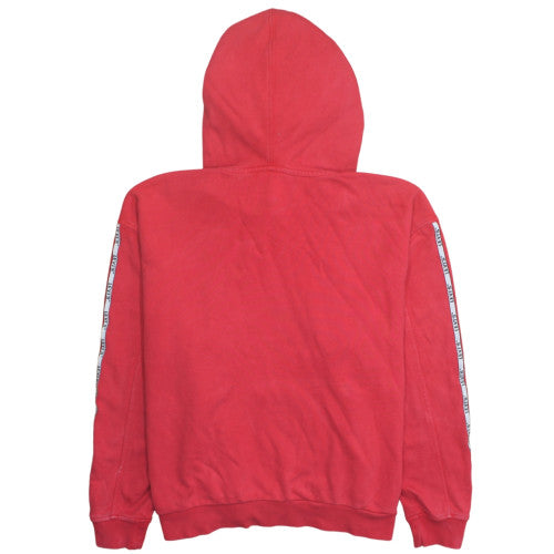 Levi's Men's Red Pullover Hoodie L Logo Fleece Sweatshirt