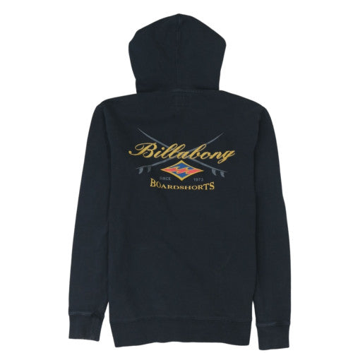 Billabong Men's Black XS Pullover Hoodie with Logo Graphic