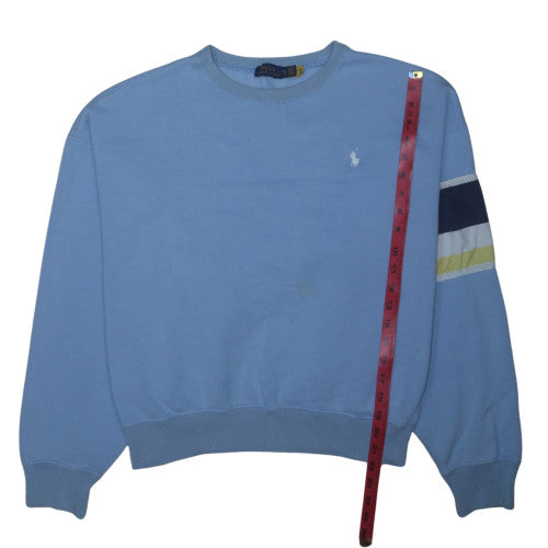 Polo Ralph Lauren Womens Blue Crew Neck Pullover Sweatshirt XL