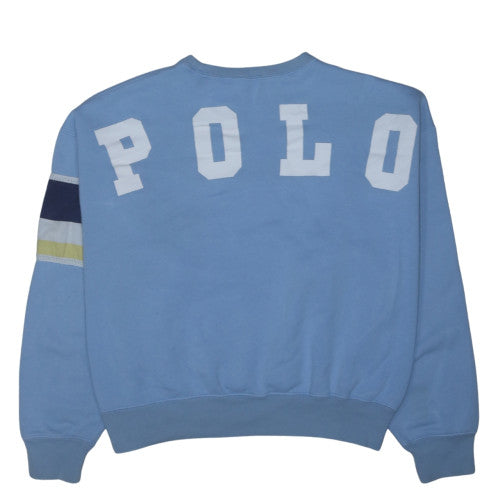 Polo Ralph Lauren Womens Blue Crew Neck Pullover Sweatshirt XL