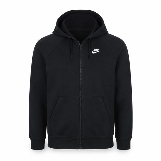 Nike Men's Black Full Zip Hoodie Size S Fleece Sportswear