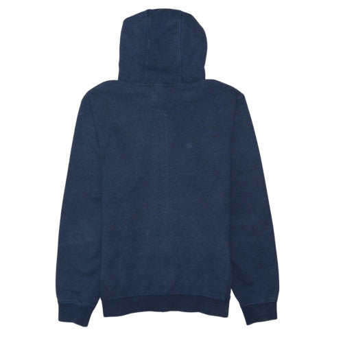 Adidas Mens Blue Full Zip Hoodie Size M Hooded Sweatshirt