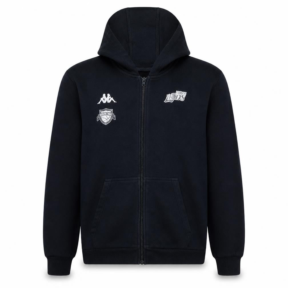 Kappa Men's Black XL Full Zip Hoodie London Lions Sportswear