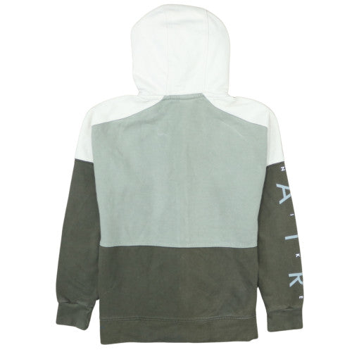 Nike Air Women's Green Colourblock Full Zip Hoodie Size L