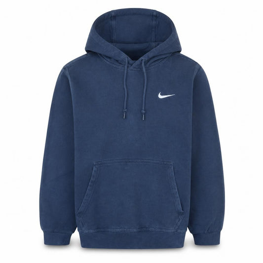 Nike Men's Blue Pullover Hoodie Small - Regular Fit Fleece
