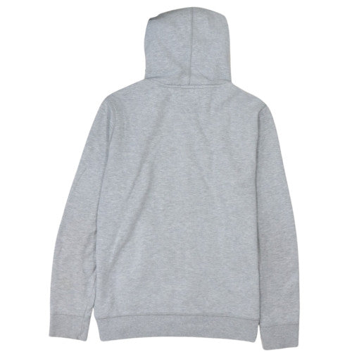 Tommy Jeans Men Grey Full Zip Hoodie L Regular Fit Cotton Blend